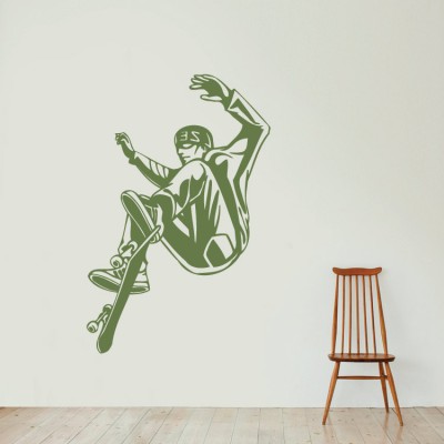 Σκέιτμπορντ με άλμα Σπορ Αυτοκόλλητα τοίχου 89 x 58 cm (3120)