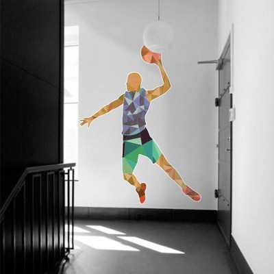 Handball Σπορ Αυτοκόλλητα τοίχου 100 x 100 cm (39695)