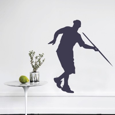Ακοντιστής-αθλητής Σπορ Αυτοκόλλητα τοίχου 40 x 35 cm (3182)