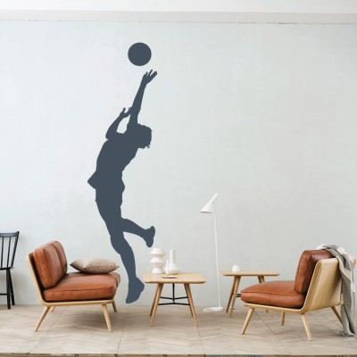 Βολεϊμπολίστας Σπορ Αυτοκόλλητα τοίχου 58 x 15 cm (3193)
