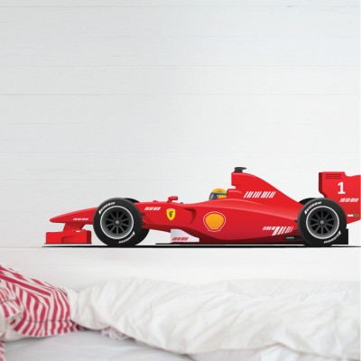 Formula 1 Σπορ Αυτοκόλλητα τοίχου 30 x 119 cm