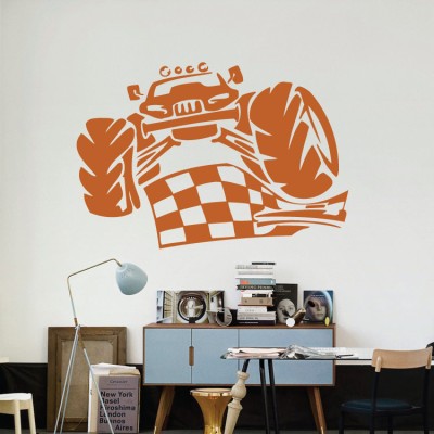 Αυτοκίνητο rally Σπορ Αυτοκόλλητα τοίχου 50 x 72 cm