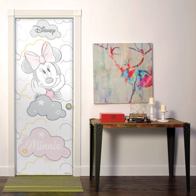Minnie in the Clouds Disney Αυτοκόλλητα πόρτας 60 x 170 cm (24969)