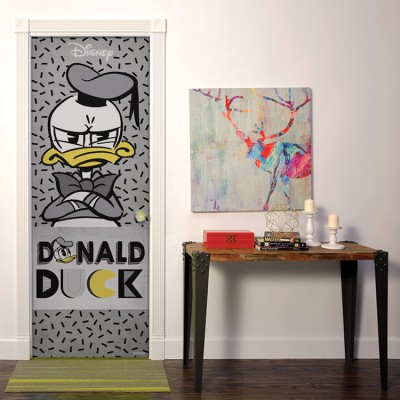 Θυμωμένος Donald Duck! Disney Αυτοκόλλητα πόρτας 60 x 170 cm (26723)