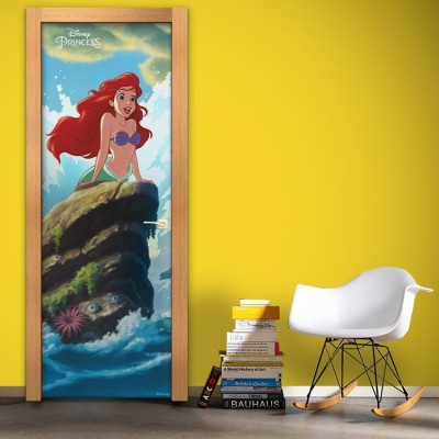 Ariel, Princess!! Disney Αυτοκόλλητα πόρτας 60 x 170 cm (26615)