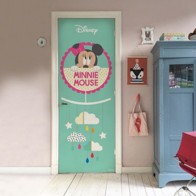 Sweet Minnie Baby Disney Αυτοκόλλητα πόρτας 60 x 170 cm (24984)