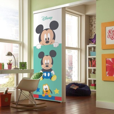 Mickey with Pluto Disney Αυτοκόλλητα πόρτας 60 x 170 cm (24991)