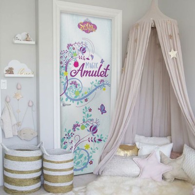 Magic Amulet, Sofia the first Disney Αυτοκόλλητα πόρτας 60 x 170 cm