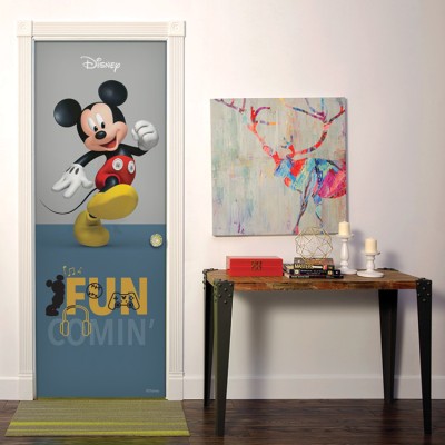 Fun Commin, Mickey Mouse! Disney Αυτοκόλλητα πόρτας 60 x 170 cm (27101)