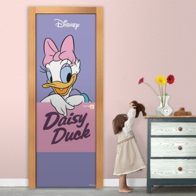 Happy Daisy Duck Disney Αυτοκόλλητα πόρτας 60 x 170 cm (26745)