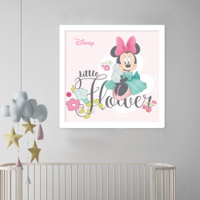 Little Flowers, Minnie Mouse Disney Πίνακες σε καμβά 50 x 50 cm (22772)