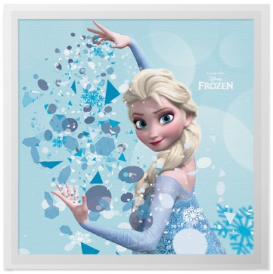Elsa with snow,! Παιδικά Πίνακες σε καμβά 40 x 40 εκ.