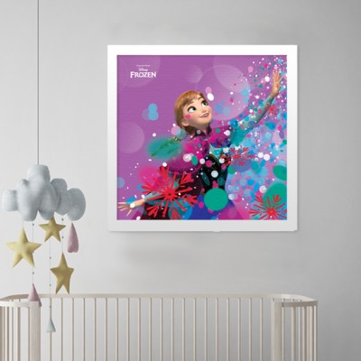 Happy Anna, Frozen Disney Πίνακες σε καμβά 50 x 50 cm (22700)