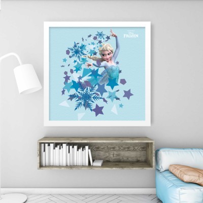 Stars & Elsa , Frozen Disney Πίνακες σε καμβά 50 x 50 cm (22701)