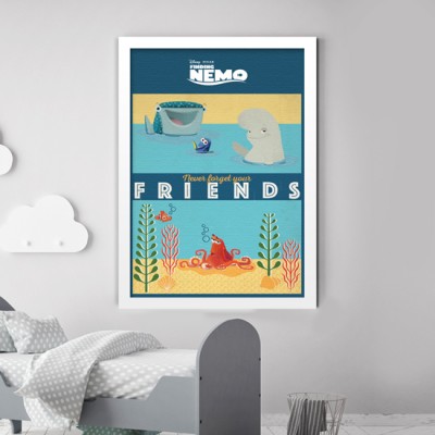 Οι φίλοι του Nemo ! Disney Πίνακες σε καμβά 75 x 50 cm