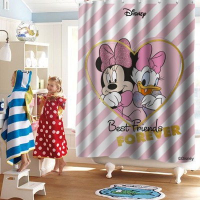 Οι καλύτερες φίλες,Minnie and Daisy Παιδικά Κουρτίνες μπάνιου 150 x 180 cm