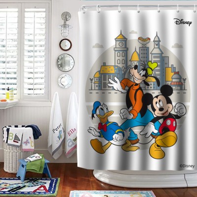 Mickey, Goofy and Donald Παιδικά Κουρτίνες μπάνιου 150 x 180 εκ.