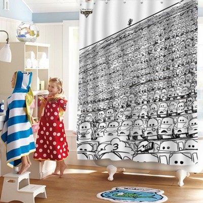 Ώρα για αγώνα! Cars Παιδικά Κουρτίνες μπάνιου 150 x 180 εκ.