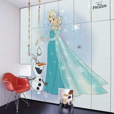 Olaf & Elsa, Frozen Disney Αυτοκόλλητα ντουλάπας 65 x 185 cm (22965)