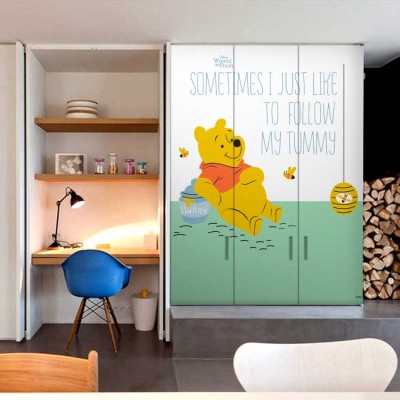 Follow my tummy, Winnie the Pooh Disney Αυτοκόλλητα ντουλάπας 65 x 185 cm (25903)