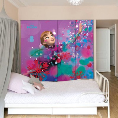 Anna, Frozen Disney Αυτοκόλλητα ντουλάπας 65 x 185 cm (26258)