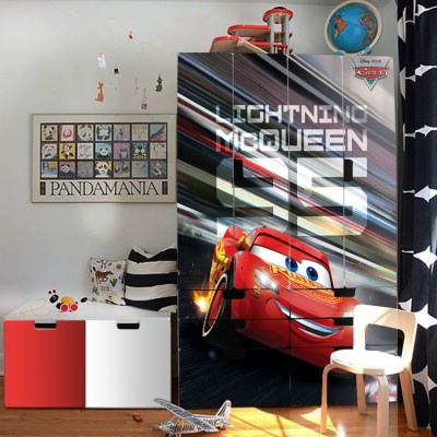 Lightning McQueen, 95! Disney Αυτοκόλλητα ντουλάπας 65 x 185 cm (22812)