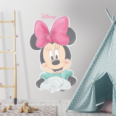 Happy Minnie Mouse! Disney Αυτοκόλλητα τοίχου 79 x 50 cm (22737)