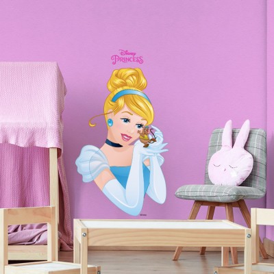 Cinderella and little Gas! Disney Αυτοκόλλητα τοίχου 55 x 35 cm (27999)