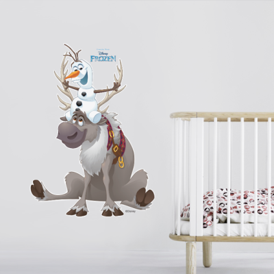 Olaf & Sven Disney Αυτοκόλλητα τοίχου 69 x 50 cm