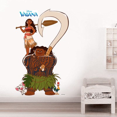 Moana and Maui Disney Αυτοκόλλητα τοίχου 67 x 40 cm