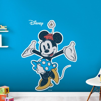 Retro Μίνυ Μάους! Disney Αυτοκόλλητα τοίχου 50 x 39 cm