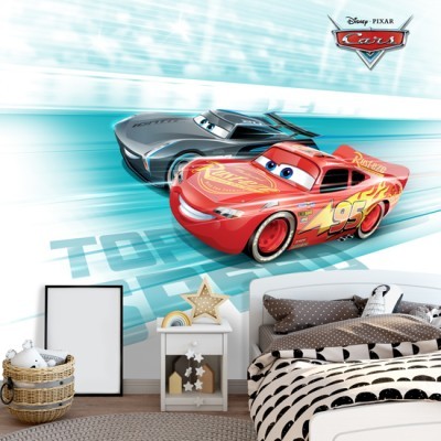 Top speed, Cars Disney Ταπετσαρίες Τοίχου 100 x 100 cm (22158)