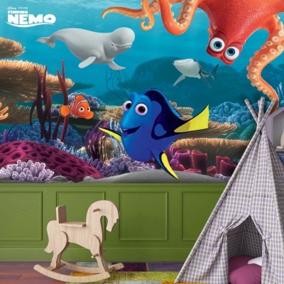 Dory, Bailey, Hank, Nemo! Finding Dory Disney Ταπετσαρίες Τοίχου 82 x 121 cm (24775)