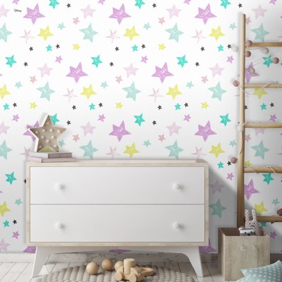 Μοτίβο με αστέρια του Μίκυ Μάους! Disney Ταπετσαρίες Τοίχου 100 x 100 cm (27751)