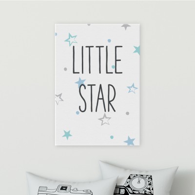 Μικρό αστέρι! Παιδικά Πίνακες σε καμβά 58 x 40 cm (35659)