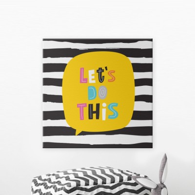 Ας το κάνουμε Παιδικά Πίνακες σε καμβά 50 x 50 cm