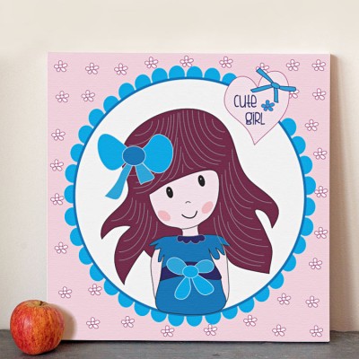Κοριτσάκι Παιδικά Πίνακες σε καμβά 50 x 50 cm
