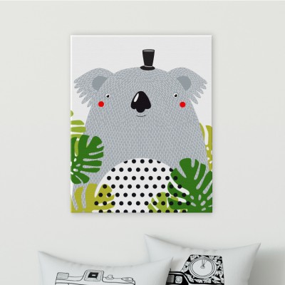 Κοάλα Παιδικά Πίνακες σε καμβά 65 x 53 cm