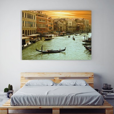 Βενετία-Μεγάλο Κανάλι Πόλεις – Ταξίδια Πίνακες σε καμβά 40 x 60 cm (10214)