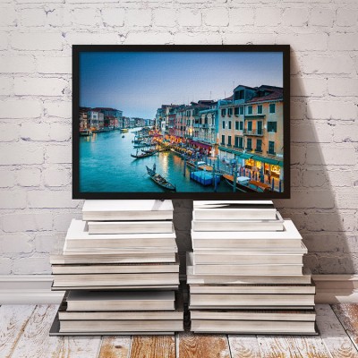 Kανάλι της Βενετίας Πόλεις – Ταξίδια Πίνακες σε καμβά 40 x 60 cm (12759)