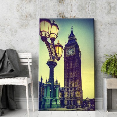 Big Ben Πόλεις – Ταξίδια Πίνακες σε καμβά 71 x 40 cm