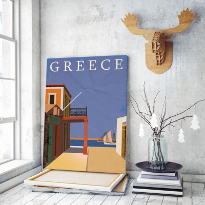 Ελλάδα Πόλεις – Ταξίδια Πίνακες σε καμβά 57 x 40 cm