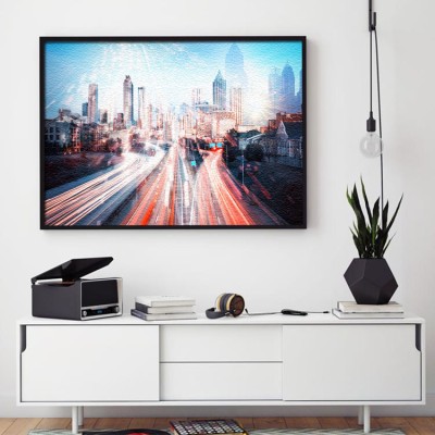 Atlanta Skyline Πόλεις – Ταξίδια Πίνακες σε καμβά 40 x 60 cm