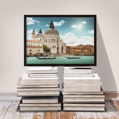 Μεγάλο Κανάλι με γόνδολες Πόλεις – Ταξίδια Πίνακες σε καμβά 44 x 58 cm (15457)