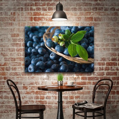 Μωβ φρούτα Φαγητό Πίνακες σε καμβά 40 x 60 cm (12839)
