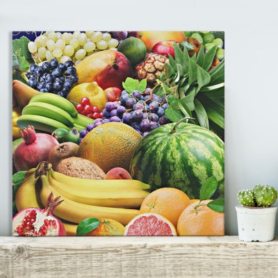 Καλοκαιρινά φρούτα Φαγητό Πίνακες σε καμβά 49 x 50 cm (12855)
