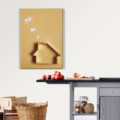 Κουπάτ σπιτάκι Φαγητό Πίνακες σε καμβά 60 x 40 cm
