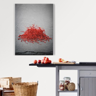 Κρόκος Κοζάνης Φαγητό Πίνακες σε καμβά 56 x 45 cm