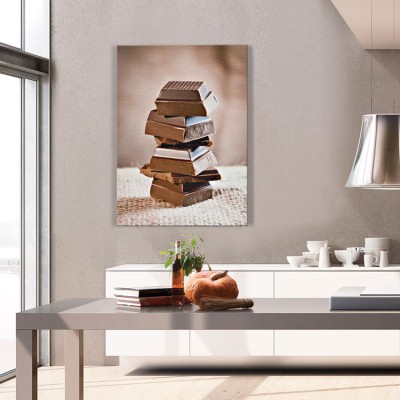 Σοκολάτα Φαγητό Πίνακες σε καμβά 61 x 40 cm