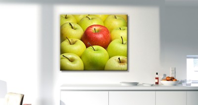 Φρέσκα μήλα Φαγητό Πίνακες σε καμβά 46 x 55 cm (12824)